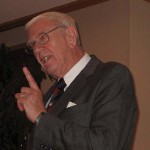 Folke vid boksläpp av MESNs dagbok 20051029