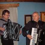 Bertil Skeri och Lars Mattsson-Frost underhåller